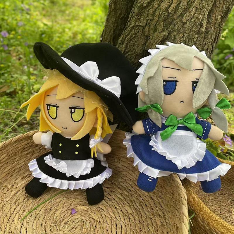 Real Picture TouHou Project Fumo Plush Toy Hakurei Reimu Komeiji Satori Kirisame Marisa Stuffed Anime Plushies Gifts Girl