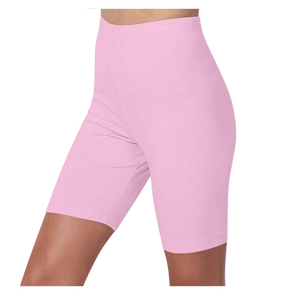 Women's Seamless Knitting High Waist Tight Fitting Hip Lift Shorts Yoga Pants