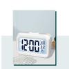 2-in-1 Intelligent Alarm Clock with Intelligent Night Touch-sensing Light for Wake-up Reminder Small Digital Display Alarm Clock