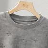 Women's Retro Rhinestone Short Sleeve T-Shirt