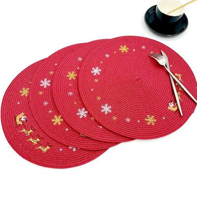 1/2/4 Stück Goldene Schneeflocken und Weihnachtsmann-Elemente Festival Restaurant Dekoration 38cm