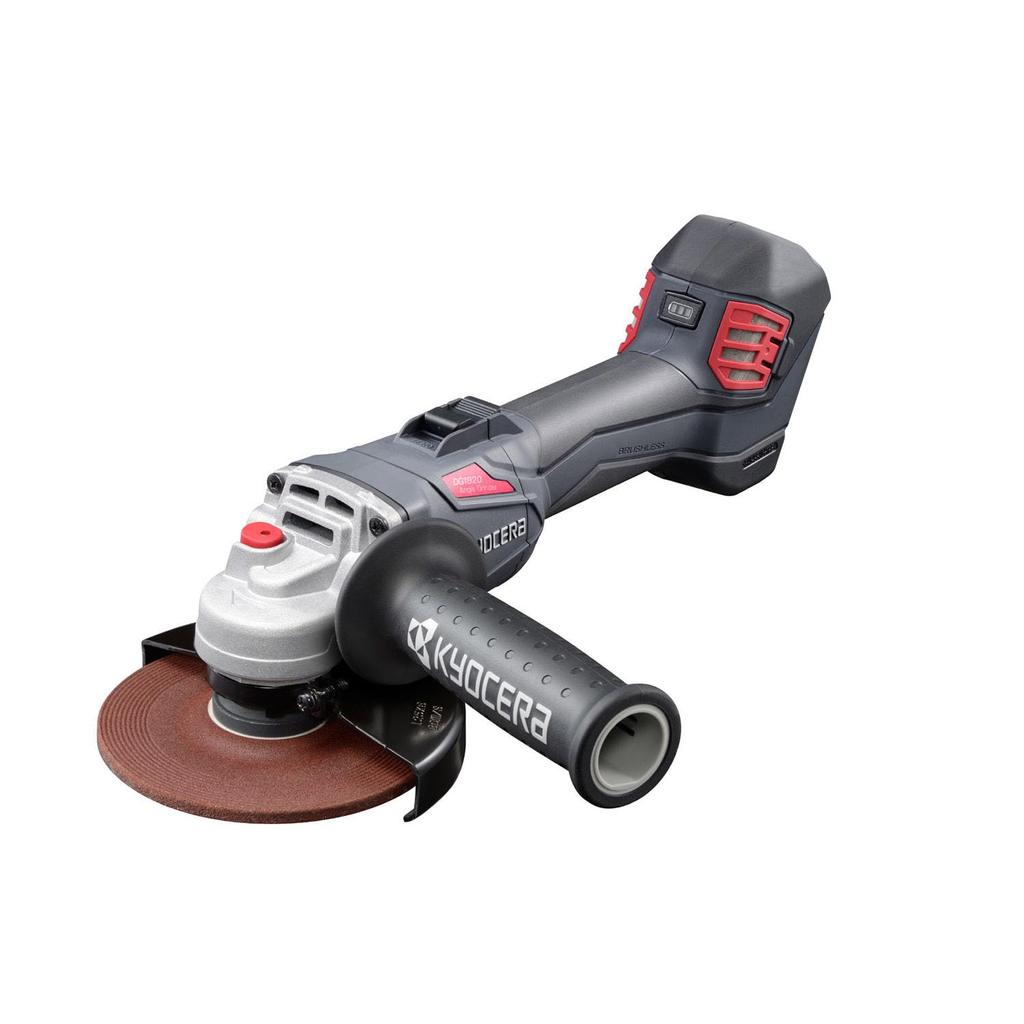 Kyocera Cordless Angle Grinder main unit only and carrying case sold slide 18V 629803B (formerly Ryobi) DG1820, (battery pack, charger, separately),