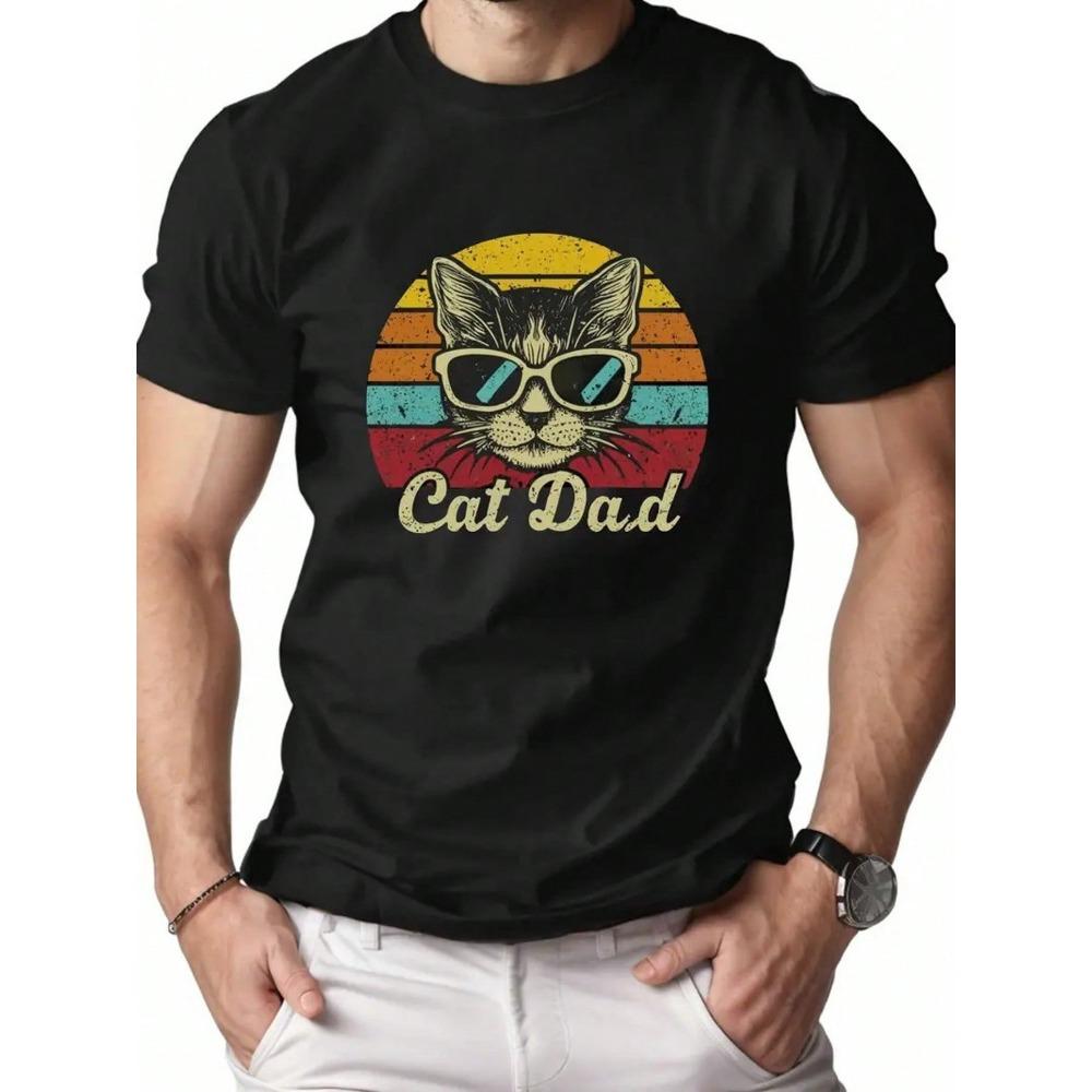 printed T-shirt seasonal casual men s T-shirt round-neck cotton short-sleeved T-shirt S