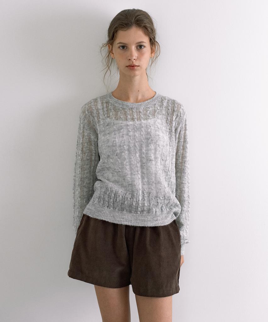LAMINEZ Walker Corduroy Shorts - Brown