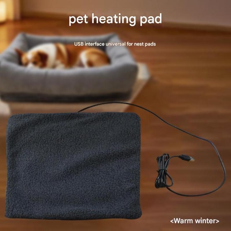 Dog Blanket Puppy Thicken Bed Electric Warming Mat Rectangular Furry Cover Sofa for Small to Pet Creative Designs