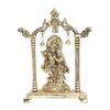 Metall Radha Krishna Statue Vergoldet Dekorieren Sie Ihr Zuhause, Büro & Radha Krishna Murti Idol Ausstellungsstück Figuren