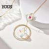 Sun Catcher Pendant Faux Crystal Suncatcher, Colorful Prisms Window Hanging Catcher, Moon Suncatcher Rainbow Maker Chain for Garden Home Decor Star