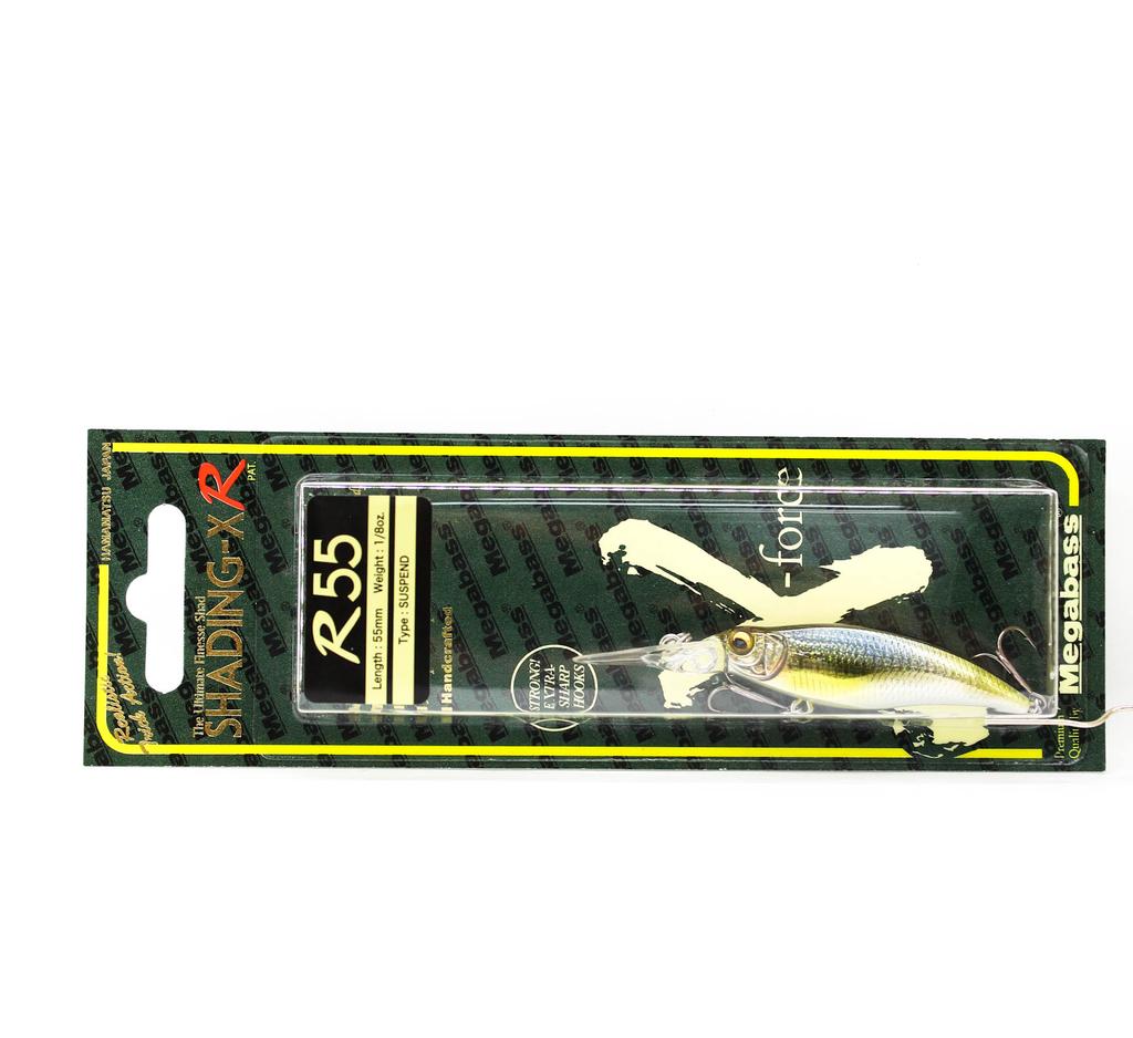 Megabass Shading X 55 R Suspend Lure DD Silver Shad (8149)