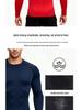 Men's Long Sleeve Compression Sports T-Shirt: Breathable, Quick-Dry, High Elasticity for Training, Running, and Fitness