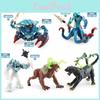 Detailed Pvc Figurine Realistic Water Crab Creature Octopus Beast Ice Monster Stone Bull Black Panther Model
