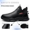 Men's Lightweight Waterproof Non-slip Work Shoes - All-Season Comfort, Oil-Resistant, Ideal for Chefs