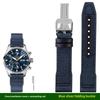 For IWC Pilot Nylon Genuine Leather watch band for IWC Mark 18 Balack Aces Portuguese original style woven canvas strap Bracelet