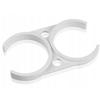 Dubbele waterfilterhouder 2" x 2" voor het aansluiten van 2" in-line filters