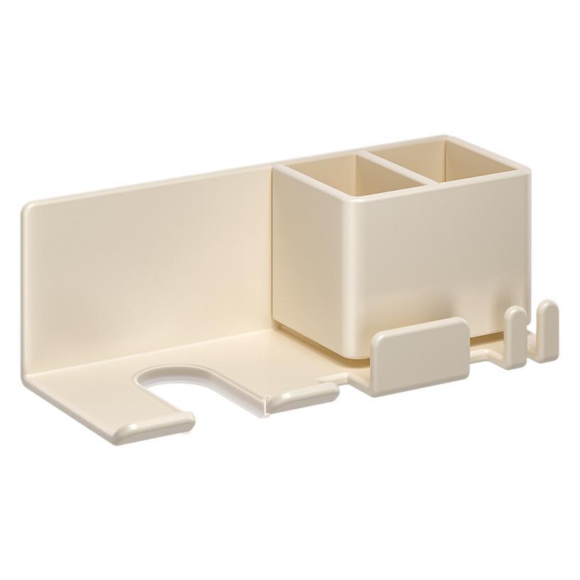 Hole-free Bathroom Storage Cord-winding Hairdryer Holder