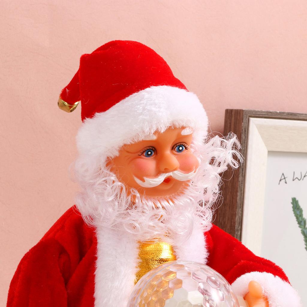 Aostuo Christmas Santa Claus Musical Doll Ornament Electric Singing Dancing Funny Electric Plush Toy Christmas Decoration Xmas Gifts for Kids Aostuo Christmas Santa Claus Musical Doll Ornament Electric Singing Dancing Funny Electric Plush Toy Christmas Decoration Xmas Gifts for Kids