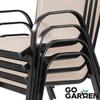 Metal garden chair, terrace, balcony, armchair, modern, 2 pcs.