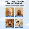 New Dog With LED Light Fully  Pet Hairwith LED Display Dog Clippers For Grooming 18mm Widen