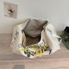 Duffel Bag mit Graffiti-Print, Griff und Schultergurt, Stilvolle Sport- und Reisetasche