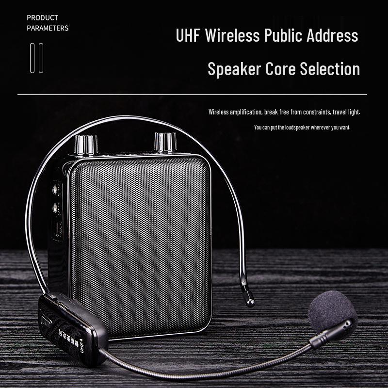 BeeAmplify: Wireless Bluetooth Microphone & Loudspeaker for Teachers, Portable Classroom & Public Address System with Playback