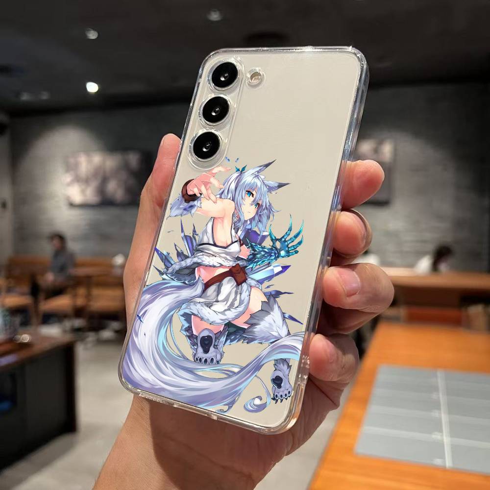 

Ro-H Аниме S-Setsuna Чехол для телефона SamsungA10 A12 A31 A40 A70 Прозрачный чехол-обложка Samsung a12