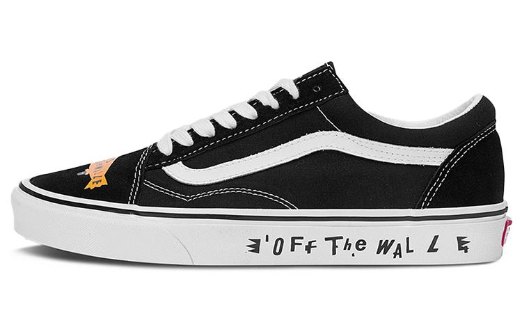 Vans Old Skool Classic Casual Skateboarding Shoes Series 275C Unisex Black VN0A5KRF6BT 34.5