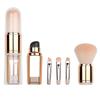 PAVIKE Makeup Brush Includes Powder Shading Eye Makeup Lip and Portable and Convenient Storage Case for Business and Multifunctional Makeup 5-Piece