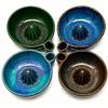 Bol Ceramic pentru Spălat Fructe de Pădure, Bol Rotativ Automată pentru Spălat Fructe și Legume, Mașină Automată de Spălat Fructe cu Scurgere, Curățare Blândă la 360° pentru Căpșuni