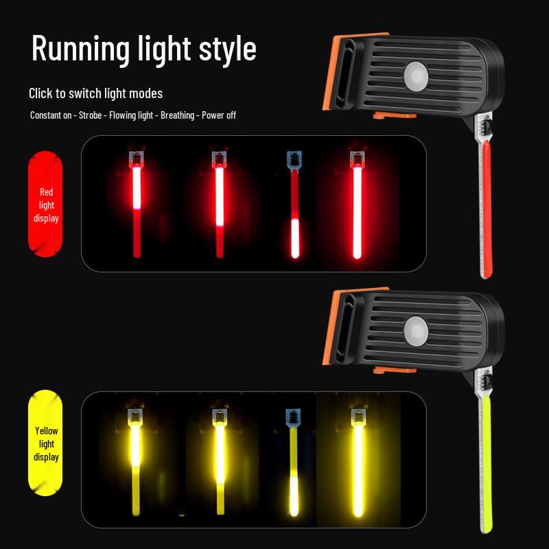 Creative Bicycle Taillight: High-Brightness Flowing Navigation Light for Mountain & Road Bikes