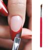 Rod Nail Art French Brush Crescent Brush Special-Shaped Nail Art Brush Nail French Edge Nail Brush Nail Tool