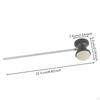 Bass Drum Beater with Felt Head Long-Lasting Hardware Portable