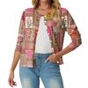 Women's Fashionable, Casual, Comfortable Floral Cardigan Jacket