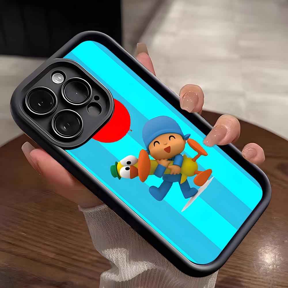 Pocoyo Phone Case For IPhone 17 Pro Max 15 Pro 16 14 Plus 12 13 Mini 11 Pro Shockproof Soft Cover
