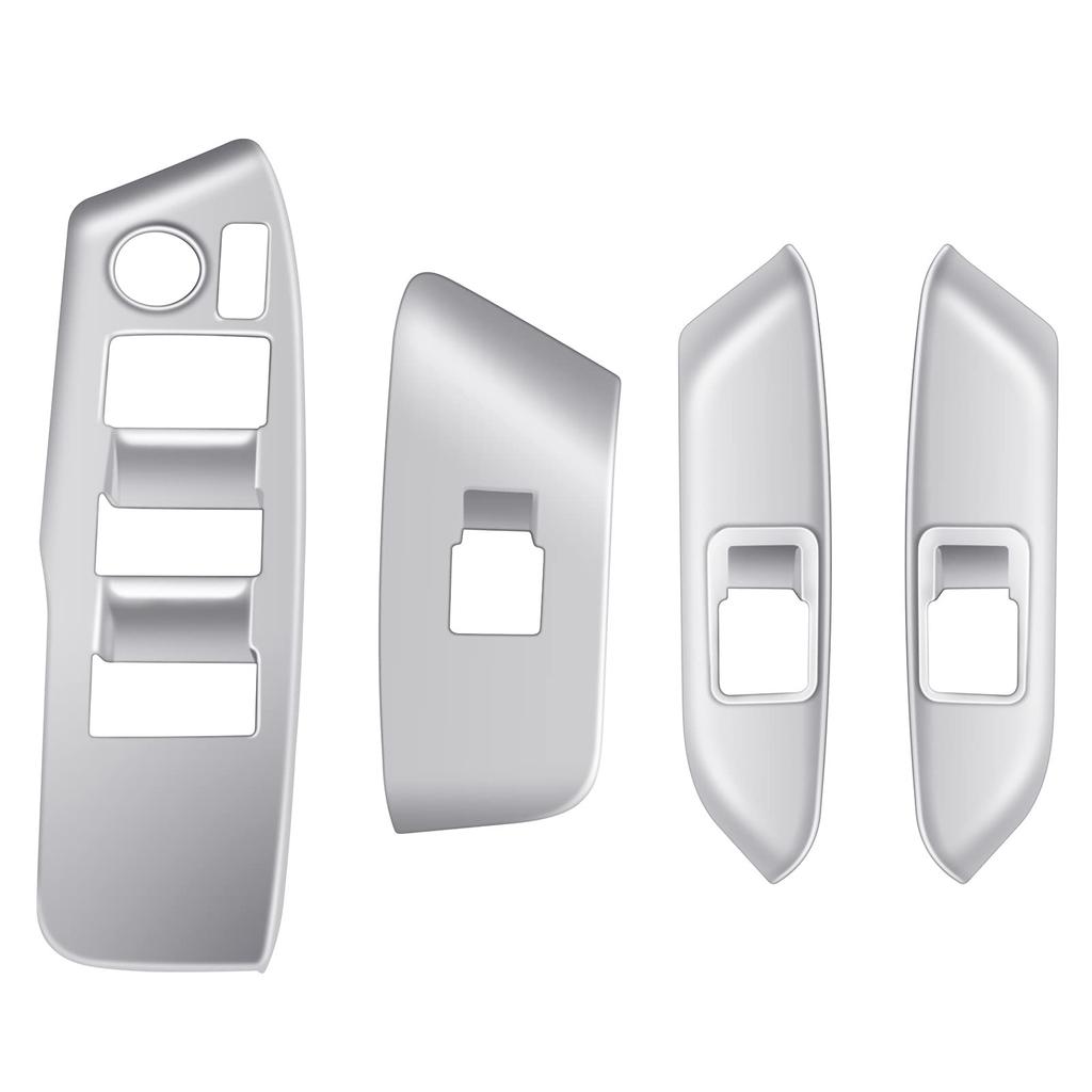 YOFAMO Door and Window Switch Panel Covers for Toyota New Sienta MXPL15G 2022 Interior Custom Stain and Scratch Custom Easy Made of ABS Set of 4