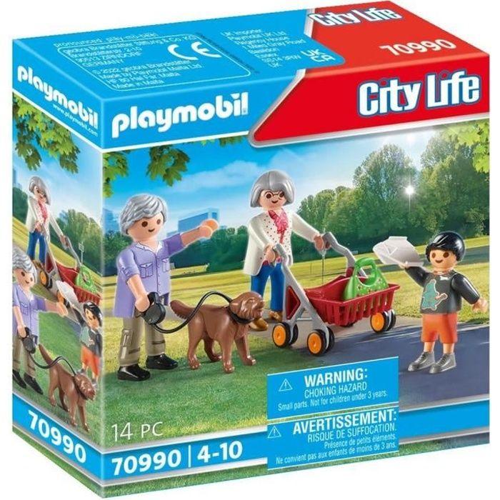 PLAYMOBIL - 70990 - City Life - Grands-Parents Avec Petit-Fils