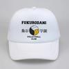 Japanese Anime Volleyball boy Baseball cap Harajuku Karasuno Fly High Graphic hip hop caps fashion casual mesh trucker hat