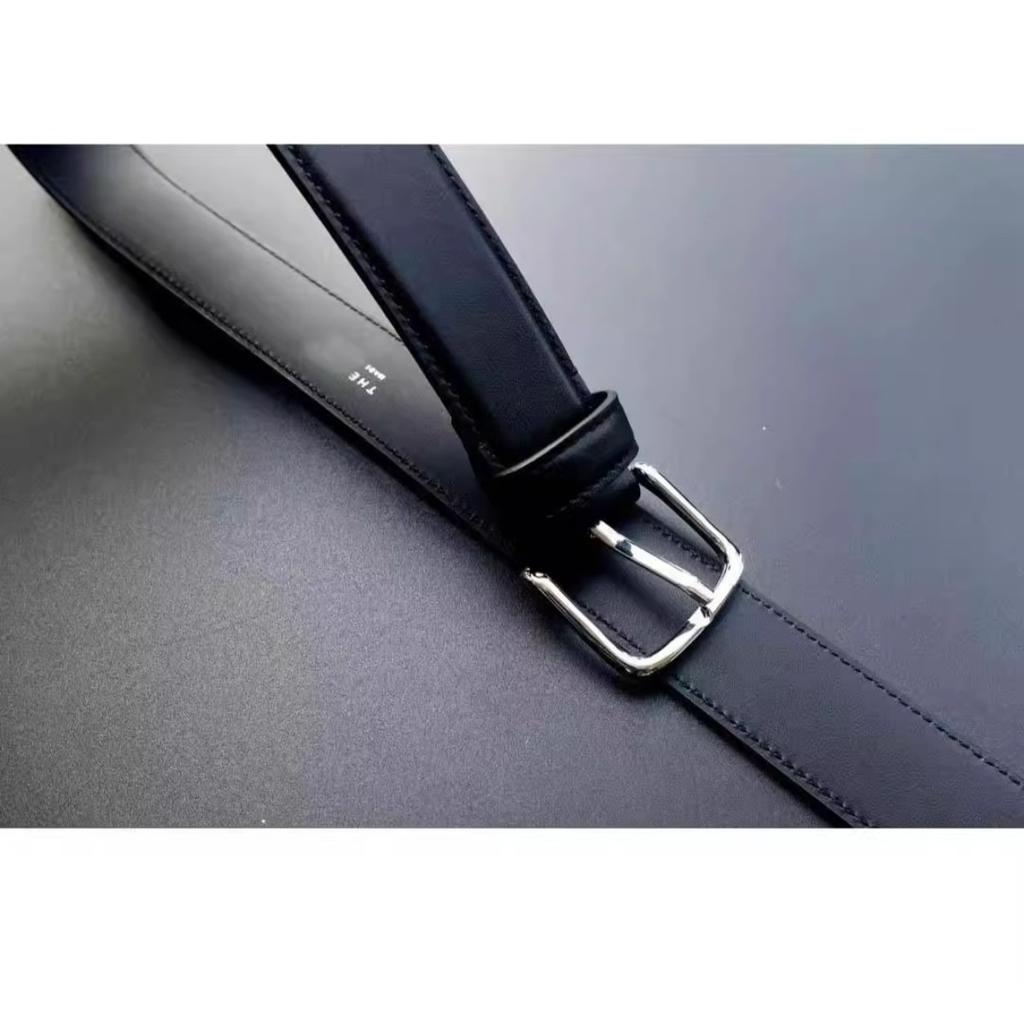 The new top layer cowhide decorative belt is simple and the same style of Kendou is retro with fashion and versatile pin buckle belt women