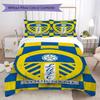 Biancheria da letto Leeds United con nome personalizzato, Set piumone Copripiumone Federa Regalo di compleanno per la casa(1 * copripiumino + 2 * federa, senza nucleo)_xia