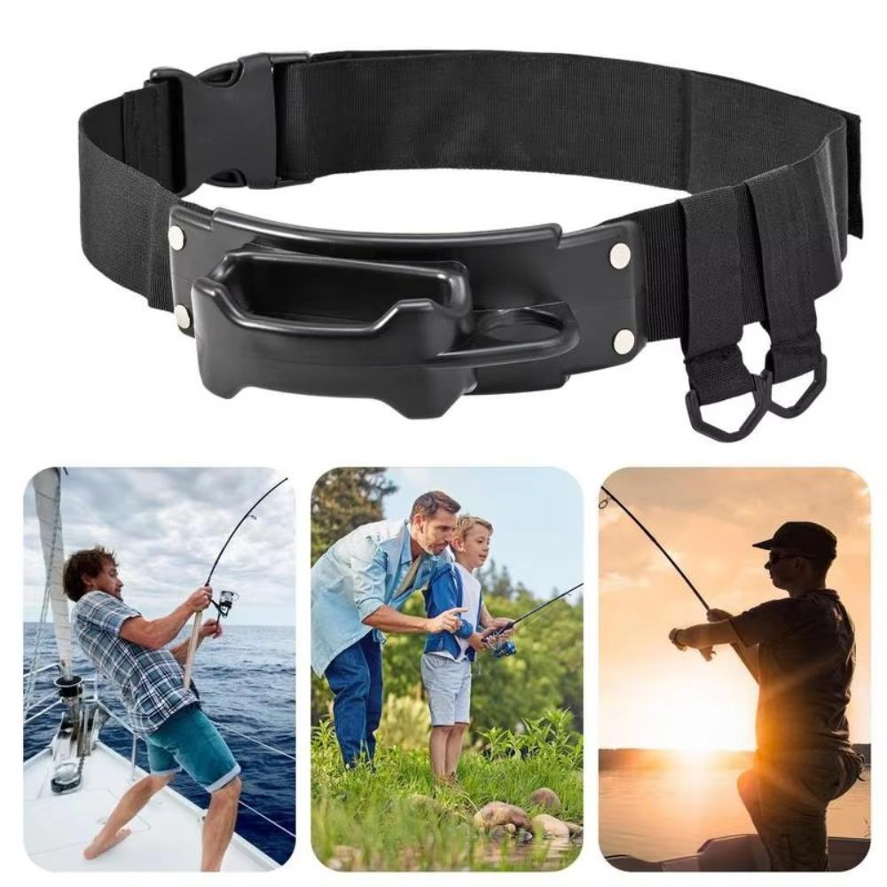 Angelzubehör Hüftrutenhalter Verstellbarer Gürtel Angelrutenhaltergürtel Bootsangeln