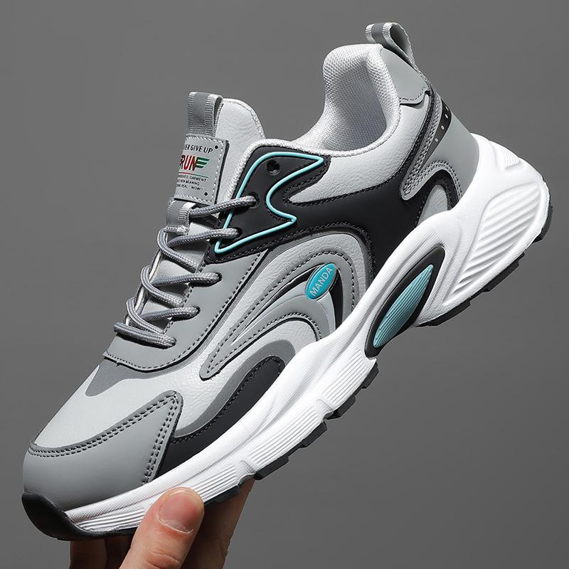 Autumn and winter new casual versatile breathable soft bottom mesh running shoes fashion sports shoes men's shoes