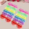 12 Pieces Shutter Shade Glasses Bulk Valentines Day Eyeglasses for Party Favors