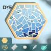 Mosaic Craft Coaster Making Kit for Adults DIY Glass Mosaic Tiles Kits Ceramic Art Bulk Materials Package for Women Kid Seniors Handmade Gifts