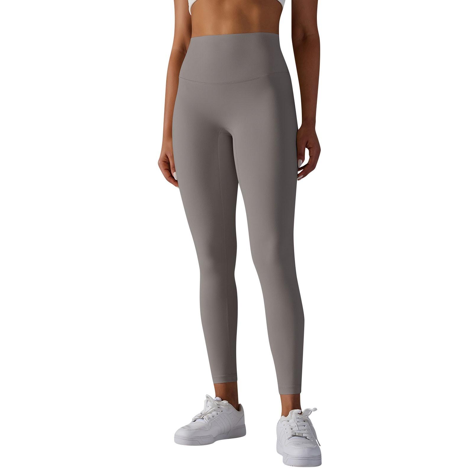 

Женские повседневные, сексуальные и удобные однотонные узкие эластичные спортивные штаны для фитнеса с высокой талией и девятью точками для йоги S