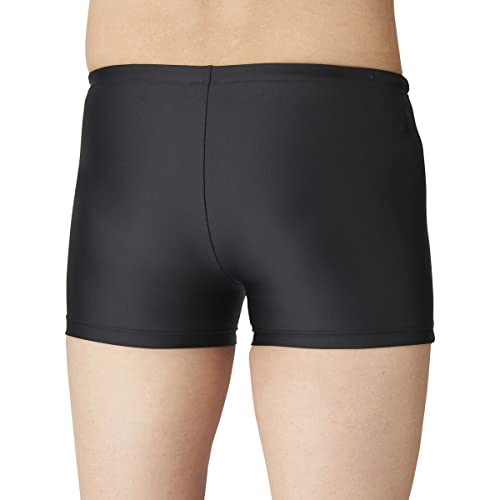 arena (Arena) Men's School Swimsuit, Box Cut, Black (K901) (BLK), Size M, ARN-283N