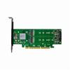 4 Ports ASM2824 PCI-E X16 Adapter Card 4-Channel NVME SSD Conversion Card Industrial Server Storage Expansion Card