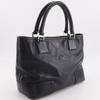 Loewe Amazona Justa Handbag Anagram Black Leather Women Used
