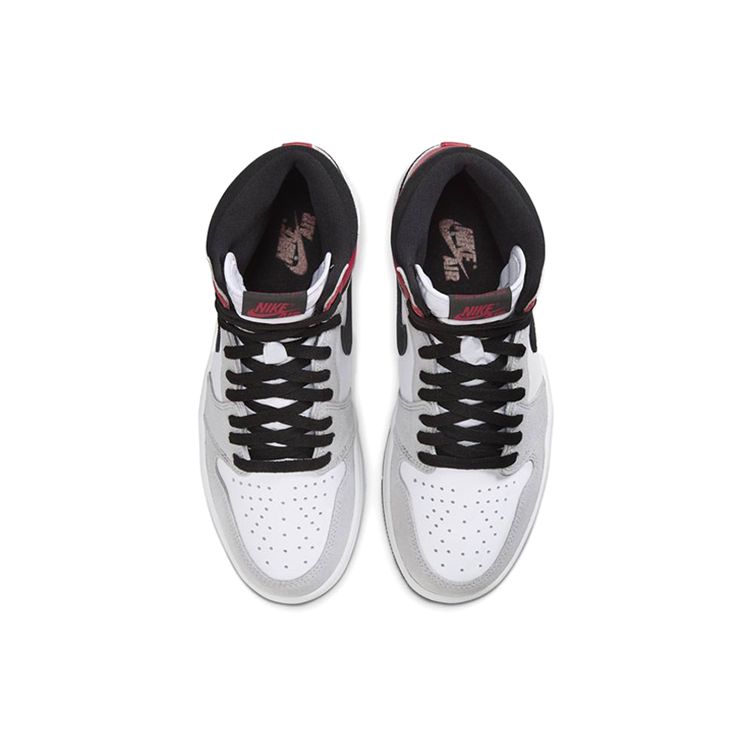 Air Jordan 1 Retro High OG Smoke Grey Męskie Sneakersy Białe Czarne Jasnoszaro-dymne 555088-126