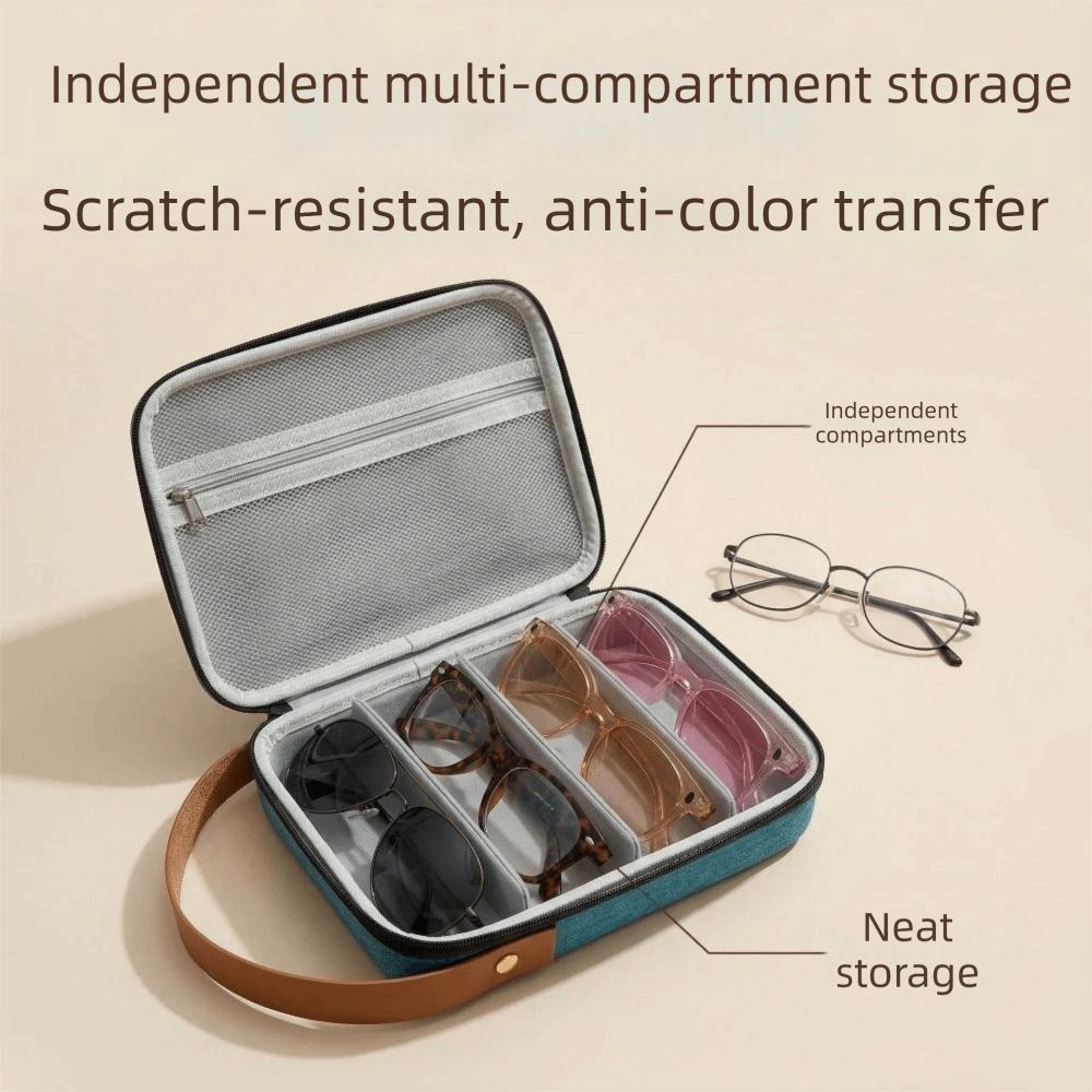 Portable Glasses Storage Box Hard Shell Sunglasses Protective Case Eyeglasses Case  Work