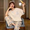 Women's Korean Style Summer Cartoon Homewear Set