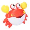 Dancing Crab Bubble Machine Music Electronic Crab Bubble Blower for Children Kids Washroom Red