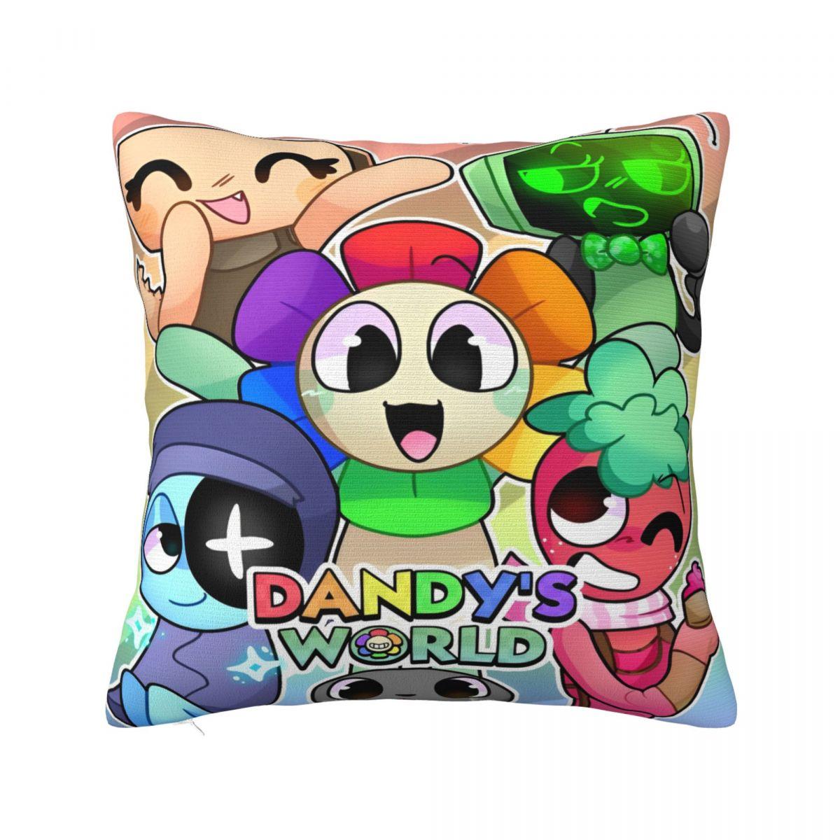 

Soft and Sweet Living Room Dandys WorldDecorations Pillowcases Merch Pillow Covers Square Multiple Sizes 12x12Inch
